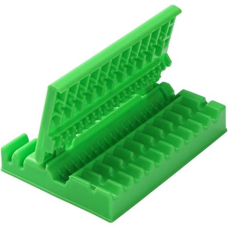2 pcs Machine à brochettes de viande multifonction pour barbecue - Boîte à brochettes de viande - Outils créatifs - Accessoire de cuisine - Parfait pour les petites brochettes, vert (1/4)