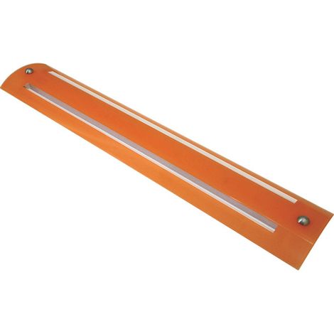Lampada da soffitto rettangolare rubi retangular 2x24w g5 t5 l.66xw.17,5xh.17,5xh.5cm arancione