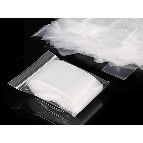 300 bolsas de plástico transparentes resellables, pequeñas bolsas con cierre hermético de 64 cm, bolsas de almacenamiento de plástico para cocina, manualidades, cuentas, muestras, galletas, dulces. (1/4)