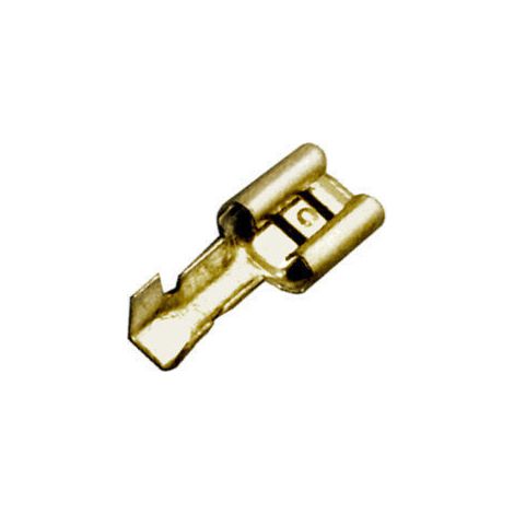 Confezione da 100 pz. 6,35 mm femmina terminali Fastom Electro DH 10.905/6 8430552067343