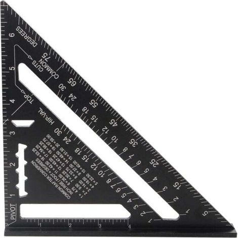 Metric system MULTI FONCTIONS 180 mm Metal Aluminium Regle Équerre Trusquin Guide Raporteur Angle 45 90 Degres/Outils de menuisier/Outil de traçage Guide de menuiserie en bois