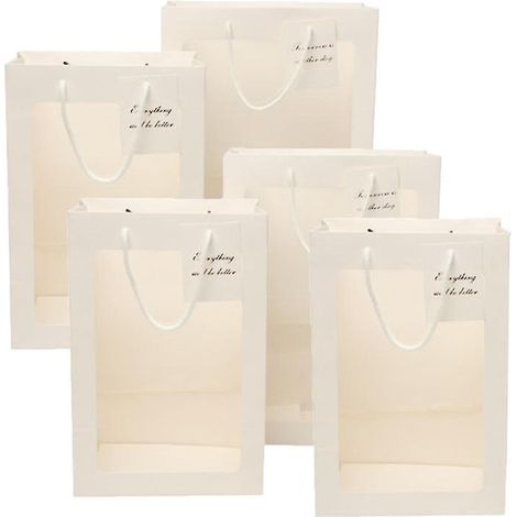 Lot de 5 sacs avec fenêtre (1/3)