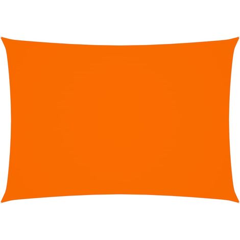 FIMEI Voile de parasol Tissu Oxford rectangulaire 2x4 m Orange (1/5)