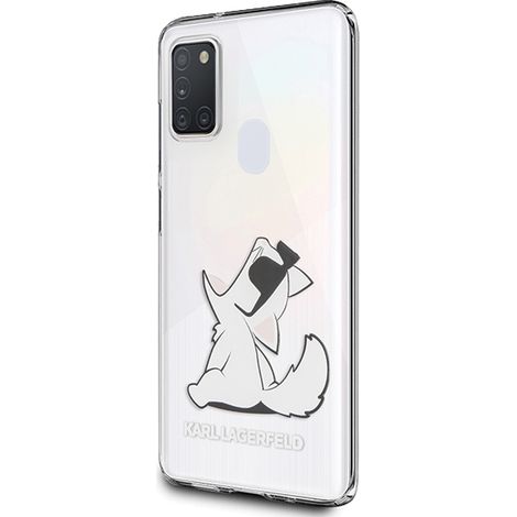 Karl Lagerfeld KLHCM21CFNRC M21 M215 custodia rigida trasparente Choupette Fun (1/4)