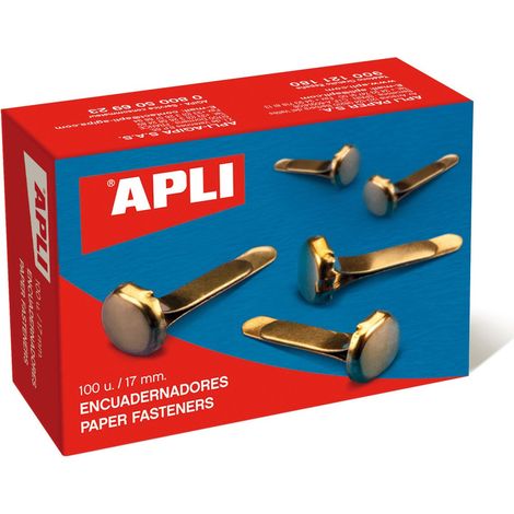 Scatola di 100 Brads 12284 Agipa 17 mm