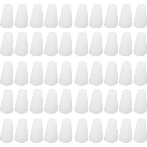 50-teiliges Silikon-Konusstopfen-Set, schützend, abdichtend, hochtemperaturbeständig, pulverbeschichtet