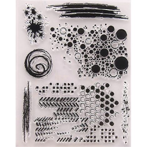 Transparente Silikon-Stempelfolie für DIY-Scrapbooking, Bastelarbeiten, Kartenalben T1336