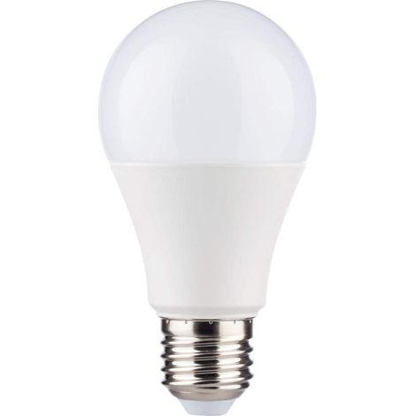 Ampoule LED en forme de bougie, Plastique, Weiß, E27, 5.5W, 230V
