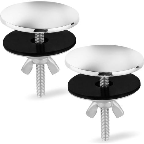 2 cubiertas para orificios para fregadero de cocina de 5 cm, tapa para orificios para grifos de acero inoxidable, buen sellado, tapa para orificios para grifos de fregadero para prevención de fugas(Pl (1/5)