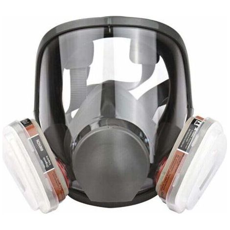 16-in-1 reusable full face respirator for organic vapors, ideal for painting, polishing, welding and other professional protection. (1/4)