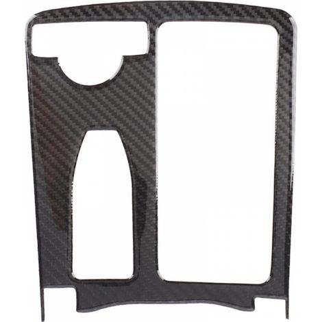 Garniture de porte-gobelet d'eau de console centrale en fibre de carbone pour W204 2005-2012 (1/4)