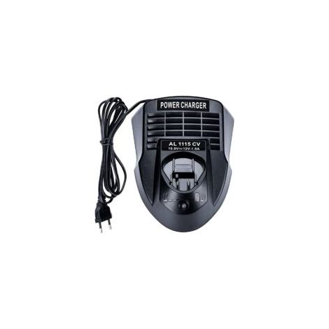 AL1115CV Cargador de batería de iones de litio de 10,8 V y 12 V, 1,5 A, fuente de alimentación para taladro/atornillador Bosch de iones de litio BC430 BC330, 2 607 336 996 BAT411 BAT412A