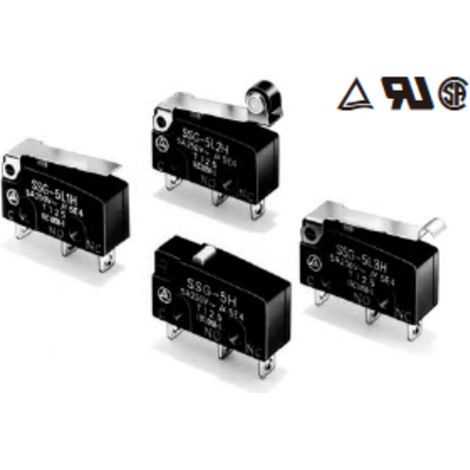 Omron SSG-5L2H Microrupteur 125 V/AC 5 A 1 x On/(On) 1 pc(s) Bag