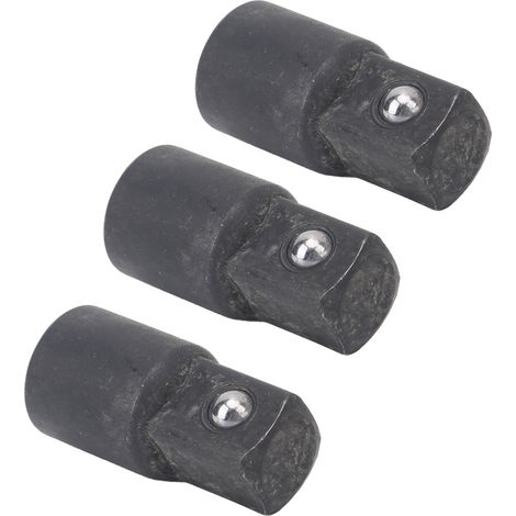 Adaptateur de clé à douille en 3 parties, convertisseur de clé à cliquet 3/8" vers 1/2" en acier à haute teneur en carbone (1/5)