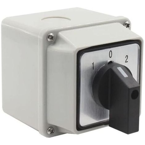 LW26-20/2 Inverseur de source universel avec boîtier de montage - 380 V, 20 A - Sélecteur universel à came rotative (1/3)