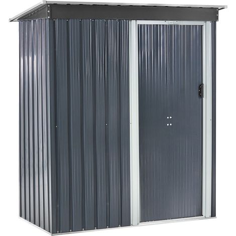Gerätehaus AISONE 150 cm 89 cm Graphitgrau