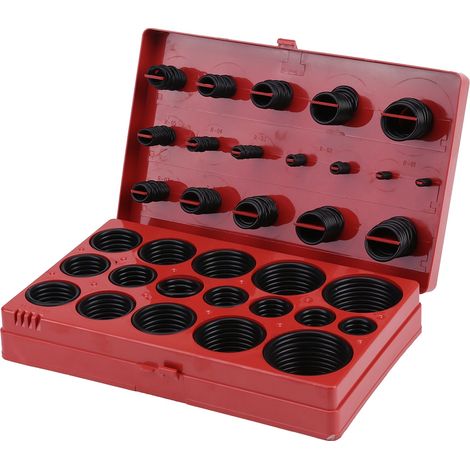 419pcs O Ring Assortment Set Seal Gasket Universal Rubber O Ring Kit R01-R32