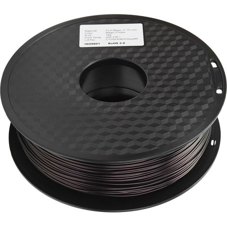 Filament PLA 1,75mm Violet, matériau d'impression 3D consommable, bobine pour imprimante, création DIY, couleur pourpre (1/5)