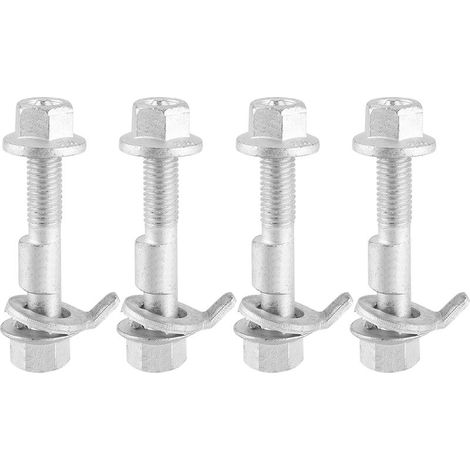 Juego de 4 tornillos de ajuste de caída para las 4 ruedas del coche. Herramienta de alineación ajustable, dureza de 12,9 mm. (1/5)