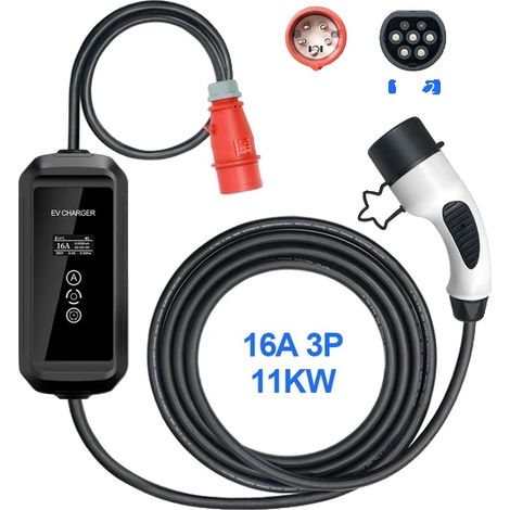 Chargeur EV Portable, Contrôle via App Tuya, Chargement Wifi, F1-11KW, Type2, F1-11KW, Type2-b (1/2)