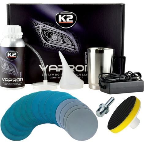 Kit de regeneración de lámpara para faro de tetera K2 Vapron + Papel de agua