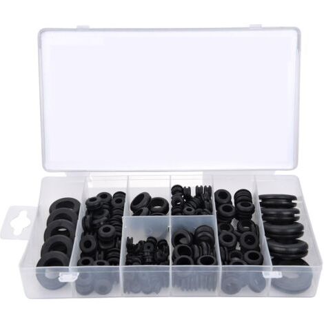 200 pcs caoutchouc oeillet ensemble harnais fil joint