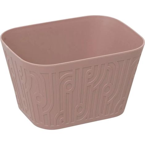 Panier de Rangement Design "Arche" 14cm Rose Clair (1/2)