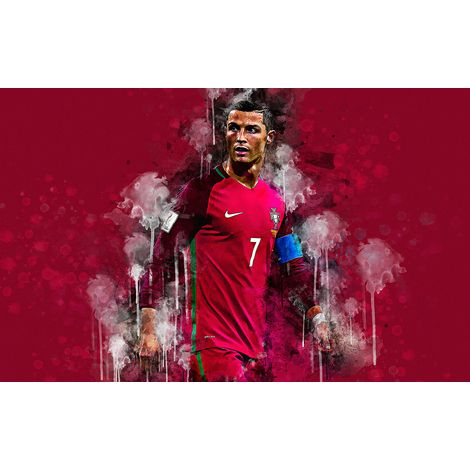 Papier peint panoramique Football - Joueur de Foot - 195 cm x 122 cm (1/2)