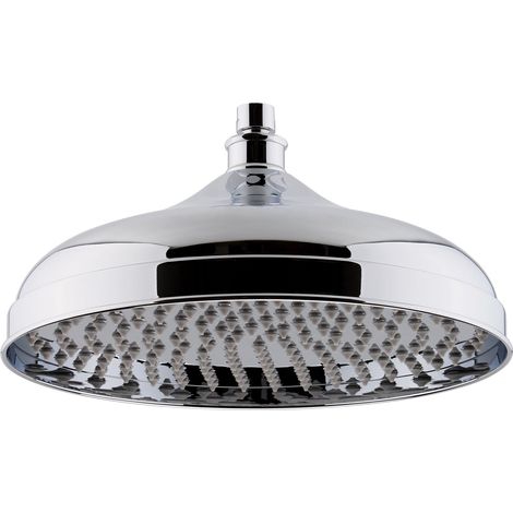 Hudson Reed Tec Apron Fixed Shower Head 300mm Diameter - Chrome (1/3)