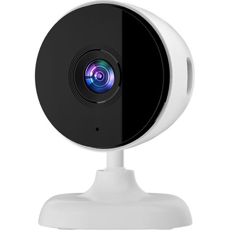 Interne Sicherheitskamera, Wi-Fi 2,4 GHz, Bewegungs- und Bewegungserkennung durch IA, bidirektionales Audio, Vision Nocturne, Cloud-Speicher und SD (1/4)