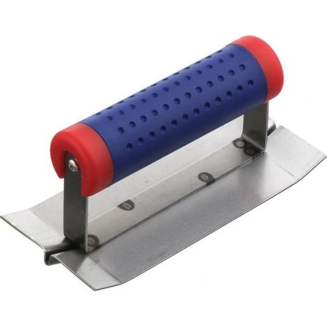 R.S.T. RTR8318 Groover Trowel with Soft Touch Handle – 6 x 3 Inches