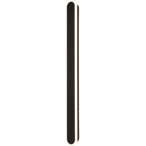 [GEBRAUCHT] B-Ware Searchlight LED-Außenwandleuchte Bordo 90 cm schwarz Aluminium IP65 1802 Lumen (1/2)