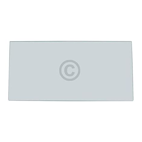 Bandeja de cristal compatible con ELECTROLUX 2060798077 475 x 230 mm para cajón de verduras frigorífico