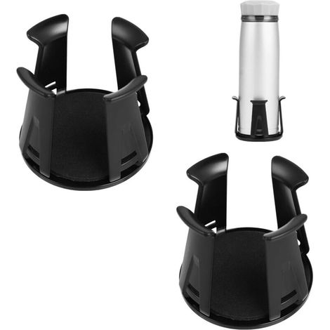 Bardusch-Lot de 2 autocollants porte-gobelets multifonction pour tableau de bord et sièges arrière (1/5)