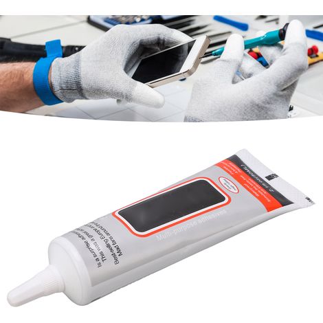 Adhésif B7000 pour la réparation, l'embellissement et la pose de strass de téléphones portables, bricolage adhésif à séchage rapide pour métal, verre, bois, caoutchouc et PVC (50 ml) (1/5)
