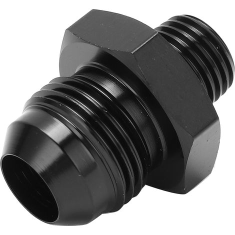 Raccord droit adaptateur 8 AN vers 1/4 NPT, raccord de tuyau fluide en aluminium 6061-T6 anodisé noir, connecteur fileté pour carburant, accessoire de plomberie automobile. (1/5)