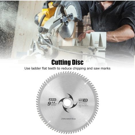 Lame de scie circulaire en carbure de 9 pouces pour le travail du bois, 80 dents (1/5)