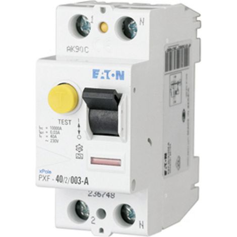 Eaton 236748 PXF-40/2/003-A FI-Schutzschalter A 2polig 40 A 0.03 A 230 V