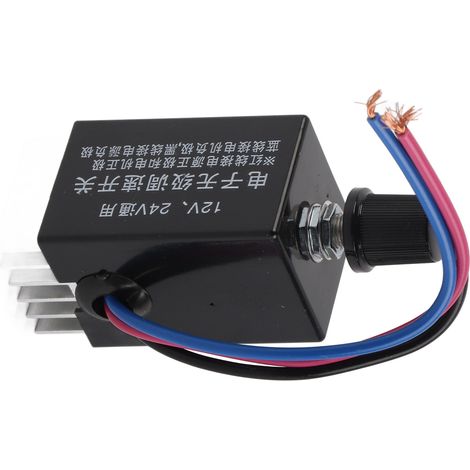Universeller 12V/24V-Gleichstrom-Drehzahlregler für Pkw-Lüfter und Heizungen (1/5)