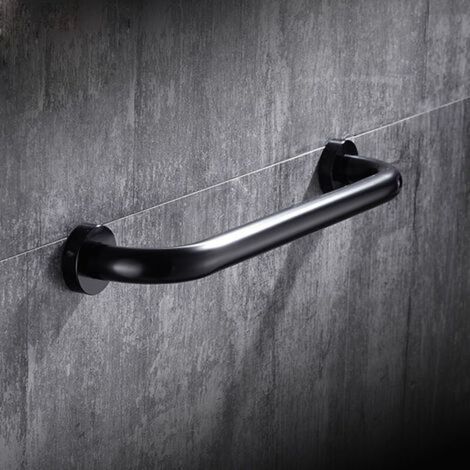 Haltegriff fürs Badezimmer, Sicherheits-Duschgriff, rutschfester Haltegriff 30 cm für Badezimmer, Badewanne, Toilette (Schwarz) (1/5)