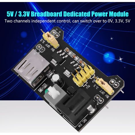 Lot de 5 modules d'alimentation 5V/3,3V dédiés pour plaque d'essai (1/5)