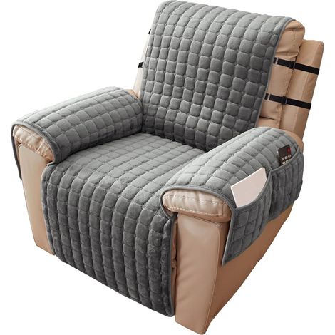 Sesselschoner Relaxsessel mit Armlehnen, 1 Sitz Anti-Rutsch (1/5)