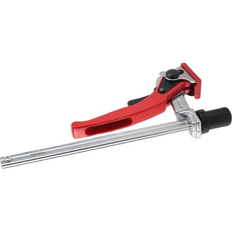 Serre-joint à levier avec cliquet, base 20 mm, 13,5x6,5 mm, pour rail de guidage et établi de menuisier (1/5)