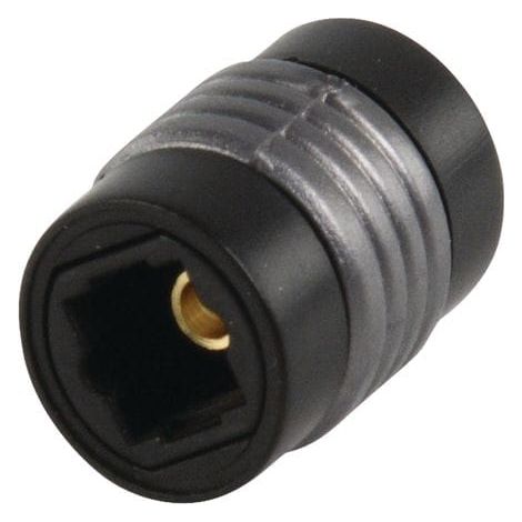 Adaptador audio toslink hembra  Negro