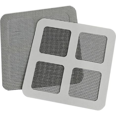 Lot de 12 patchs de réparation d'écran en fibre de verre pour fenêtre et porte - Adhésif puissant - Film étanche pour fixer les trous et les déchirures (1/5)