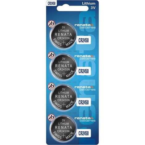 Batteries CR2450N Lot de 4 piles bouton au lithium 3 V (1/5)