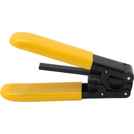 Pince à dénuder transversale longitudinale de petite taille de poignée en PVC de décapant de Fiber optique pour la rupture de fil (1/5)
