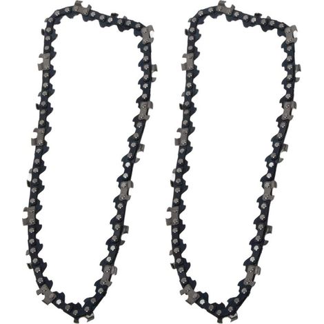 Set mit 2 Kettensägenketten (6 Zoll), 40 Treibgliedern, kleinem Kettensägenzubehör zum Schneiden von Holz, Ästen und anderen Gartenarbeiten (1/5)