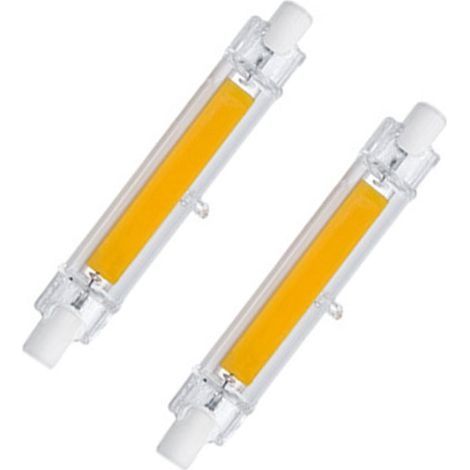 R7S COB tube de lumière d'inondation 13W lampe à double extrémité lampe Angle de faisceau 360°, 2pcs (1/5)