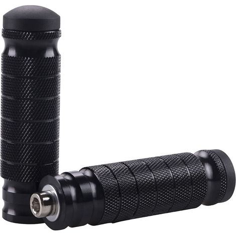 2pcs Cale Pied Moto Repose-Pieds CNC Arrière Universel 8mm Antidérapant Repose-Pieds Pédales
